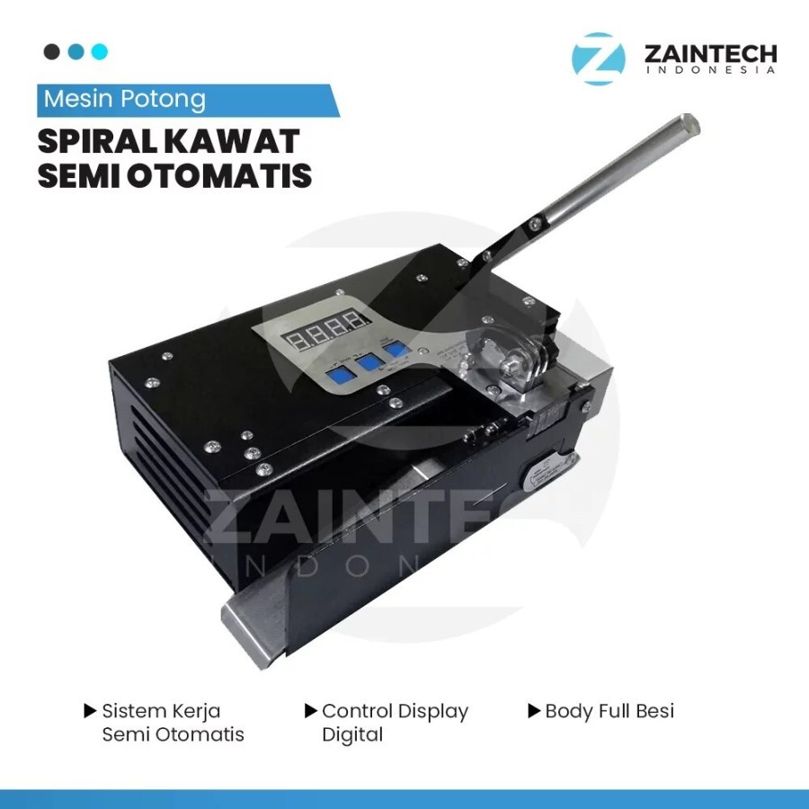 Mesin Potong Spiral Kawat Semi Otomatis | Finishing Jilid Spiral