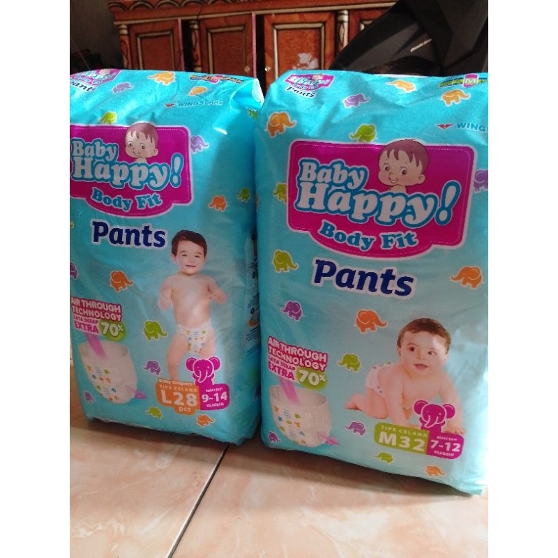pampers baby happy S M L XL