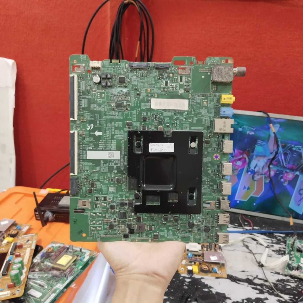 MB TV SAMSUNG UA55MU6100 MAINBOARD MOTHERBOARD MODUL TV LED