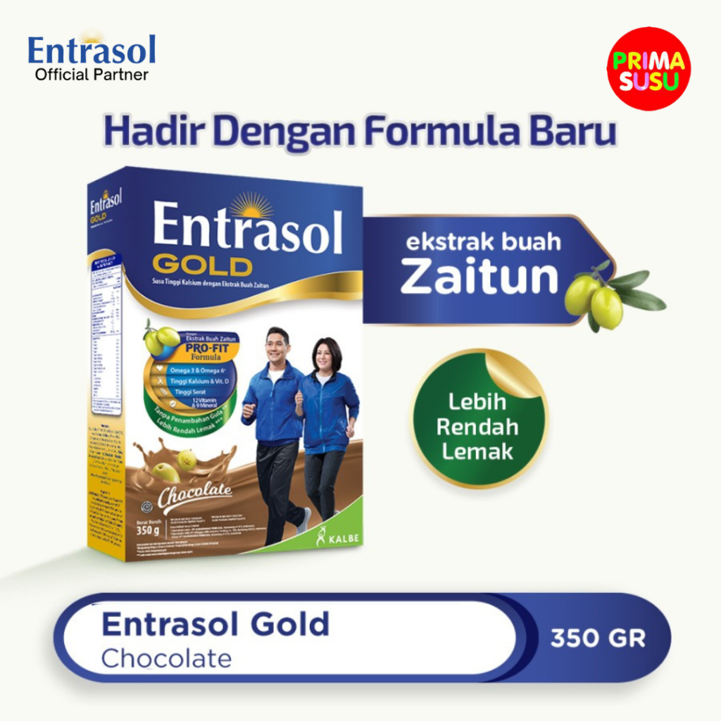 

Entrasol Gold 350 Gr, Cokelat, Original, Vanila