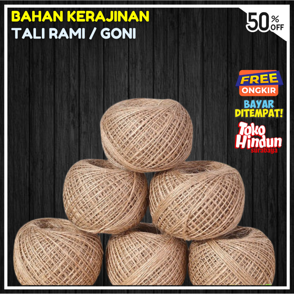 

TALI RAMI / TALI GONI 2 PLY / 3 PLY ± 50 METER