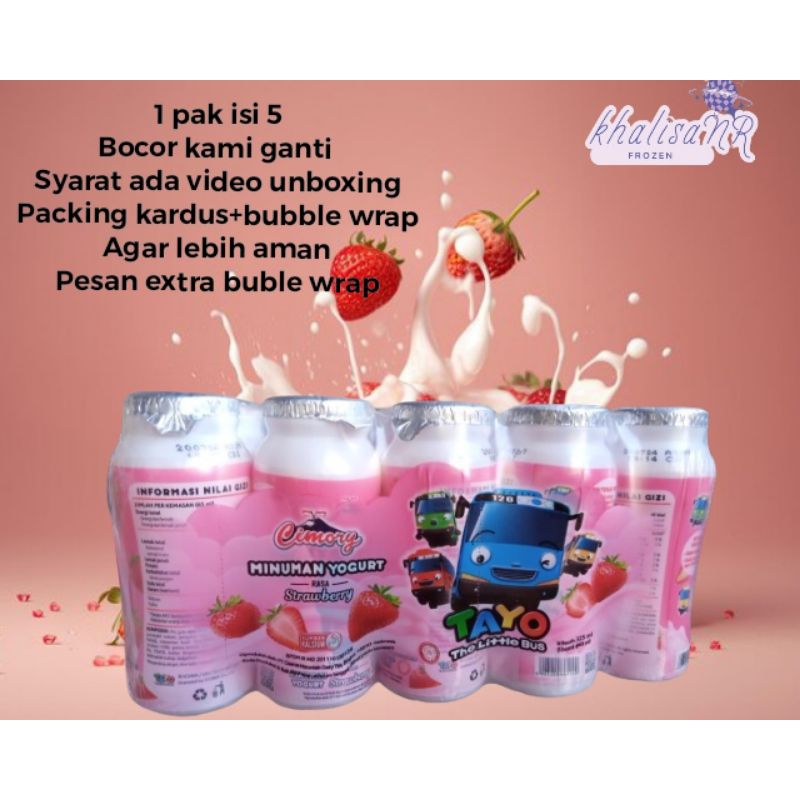 

Cimory Yogurt Tayo 70 ml Strawberry Blueberry ( 1 banded isi 5)