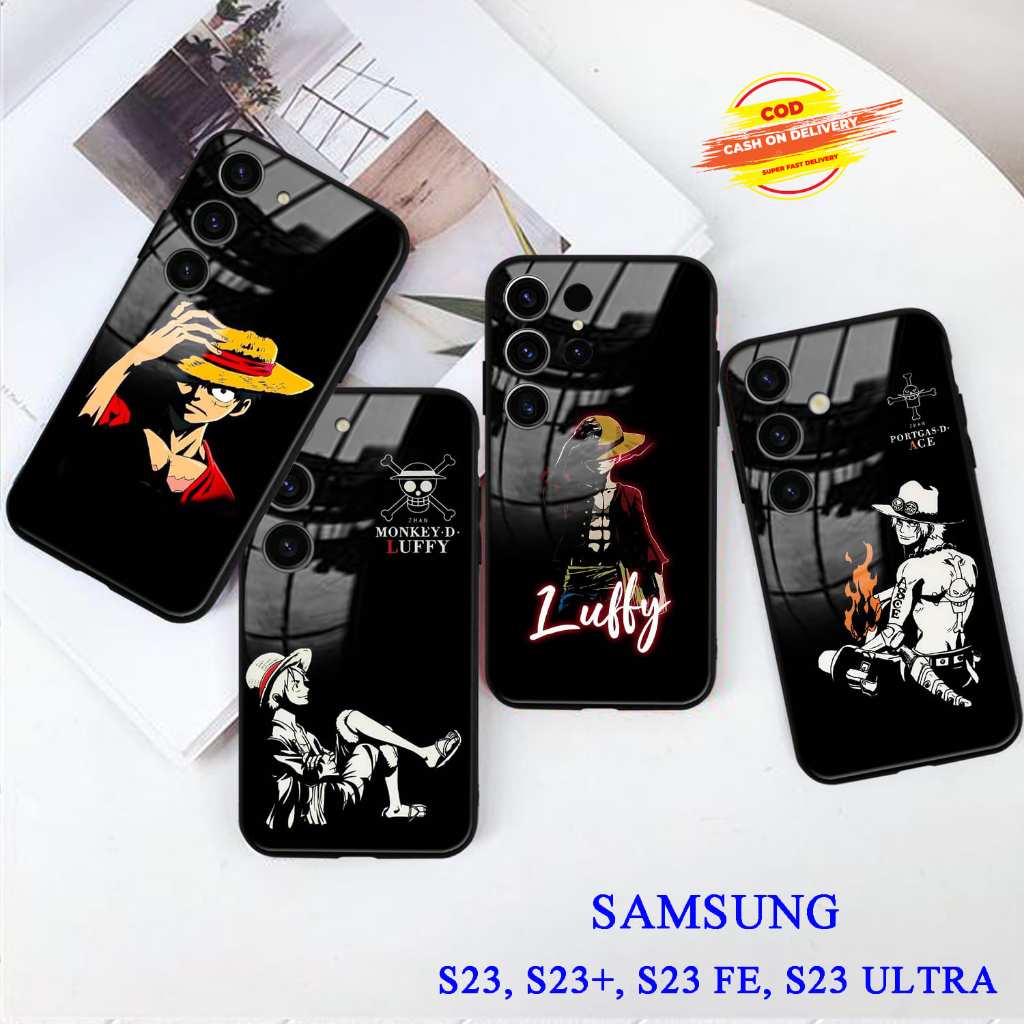 Softcase Glass Kaca SAMSUNG S23, S23+, S23 FE, S23 Ultra [A20].