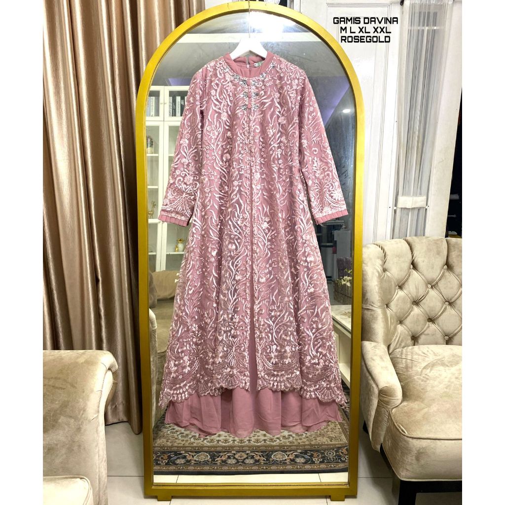 Aywears-Davina Dress/ Gamis Pesta Davina / Gamis kondangan / Gamis Pesta