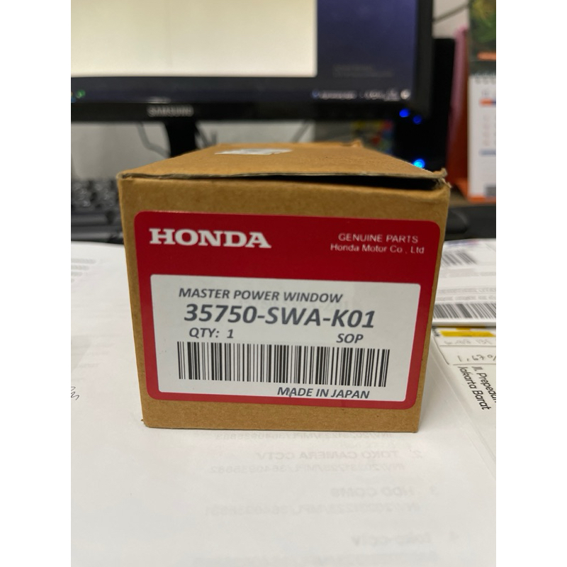 switch saklar master power window kanan Honda CRV Gen3