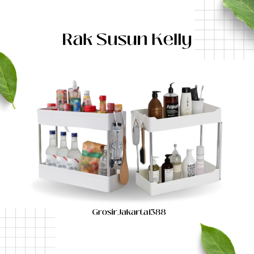 Rak Dapur Rak Bumbu Dapur Rak Bumbu Dapur Susun Rak Susun Serbaguna Rak Susun Plastik