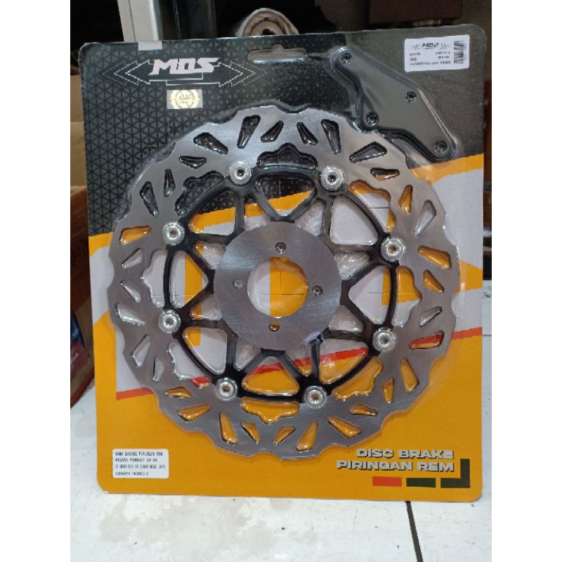 PIRINGAN CAKRAM MOSS SMASH , SHOGUN 125 , SHOGUN 110 , SATRIA 2 TAK UK 300MM DISC BRAKE PSM MOSS