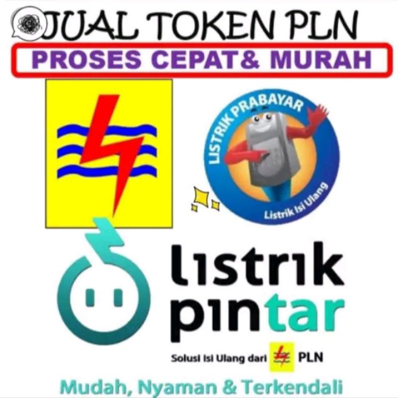 Token listrik PLN Nominal 5K 10K 15k 20k