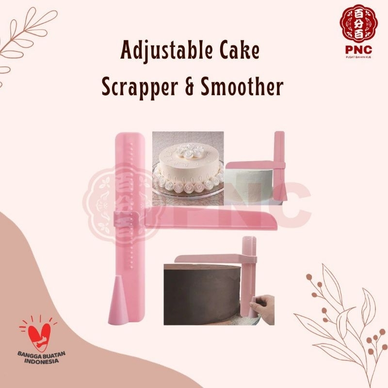Cake Scraper /Smoother /Decor Kue Ultah