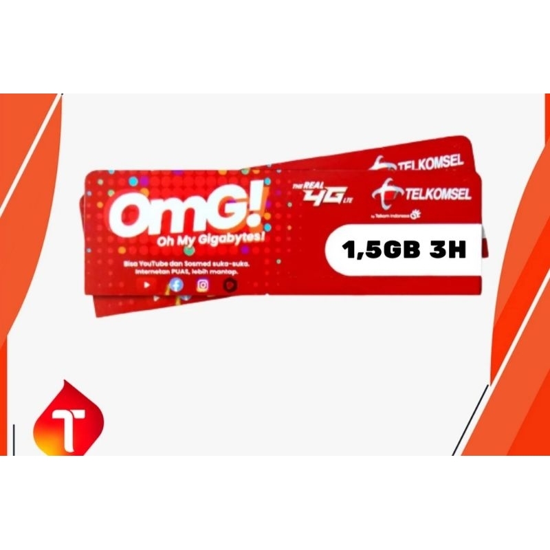Voucher data Telkomsel 1.5GB