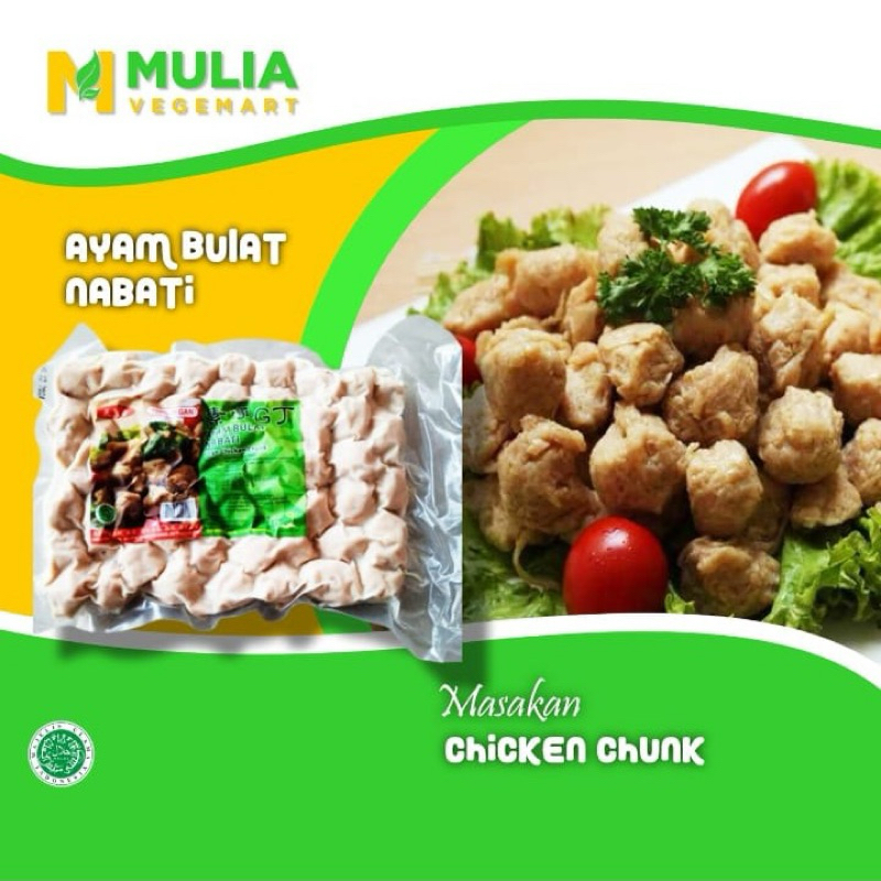 

Mulia vegemart baso ayam nabati 450gram