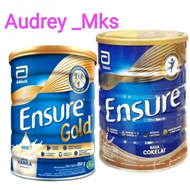 

Ensure GOLD susu nutrisi Dewasa 800gr vanila/cokelat