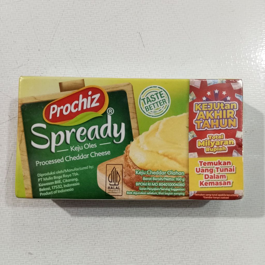 

Prochiz Spready Keju Oles 160gram