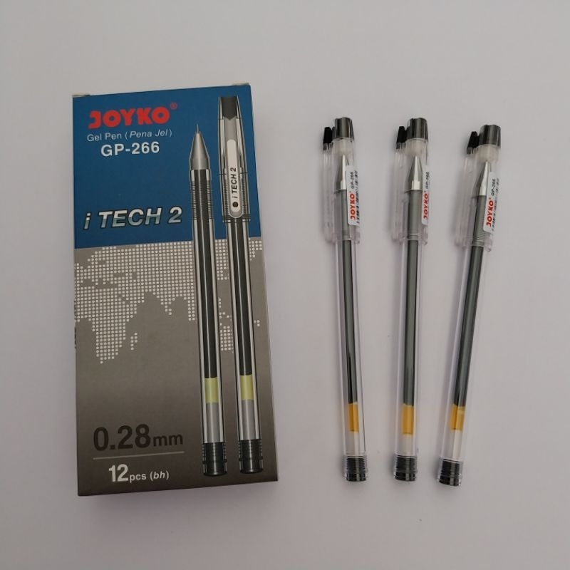 

(12 pcs) Bolpen/Pulpen/Ballpoint Hi-Tech Joyko GP-266