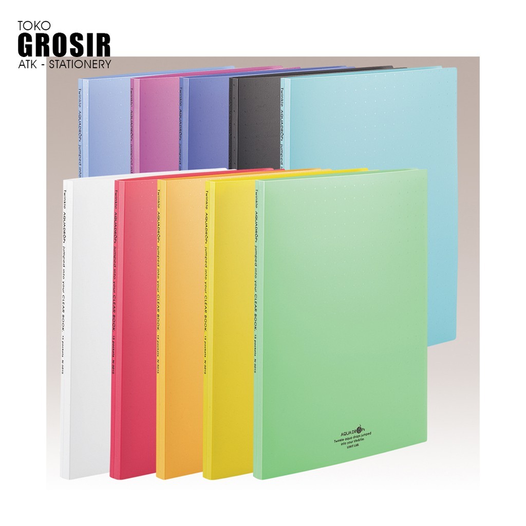 

Lihit Lab Map Clear Holder A4 Refillable (Ring dalam) N-5015