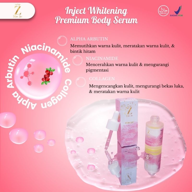 SKINZEE Bodyserum inject whitening premium