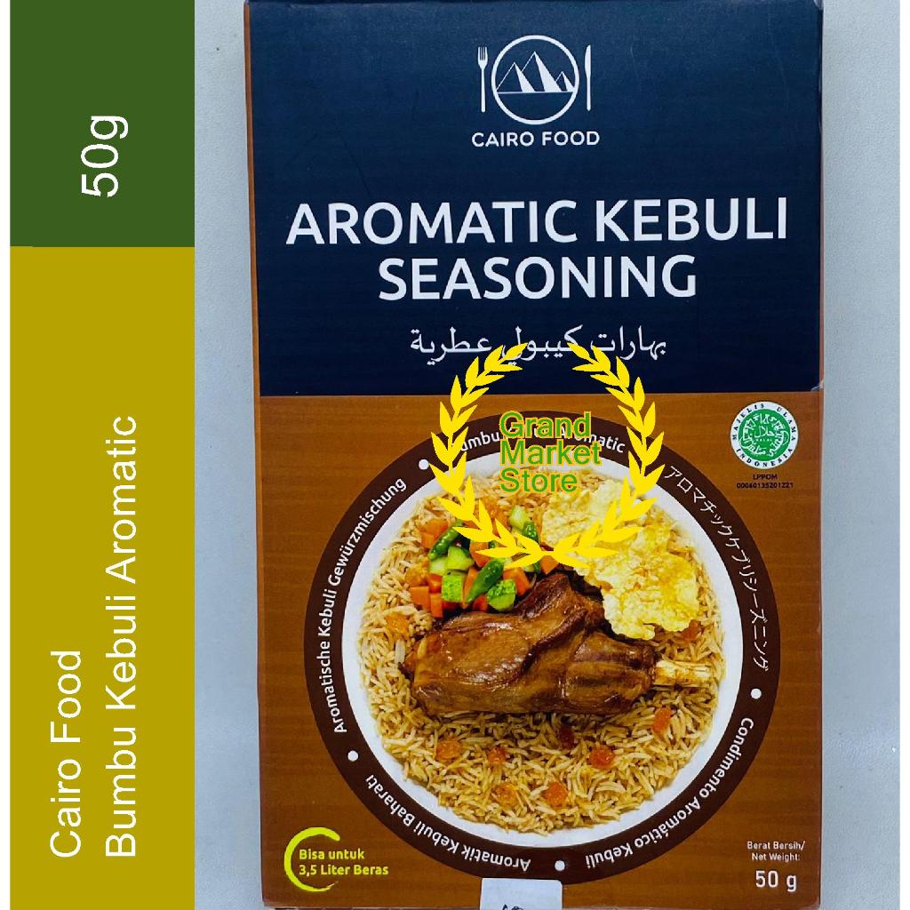 

Bumbu Kebuli Aromatic - Cairo Food 50 gram Bumbu Masak Nasi Kebuli Aromatic Instan