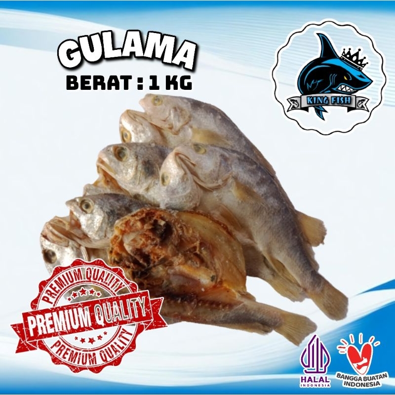 

1KG IKAN ASIN KERING GULAMA MURAH BERKUALITAS