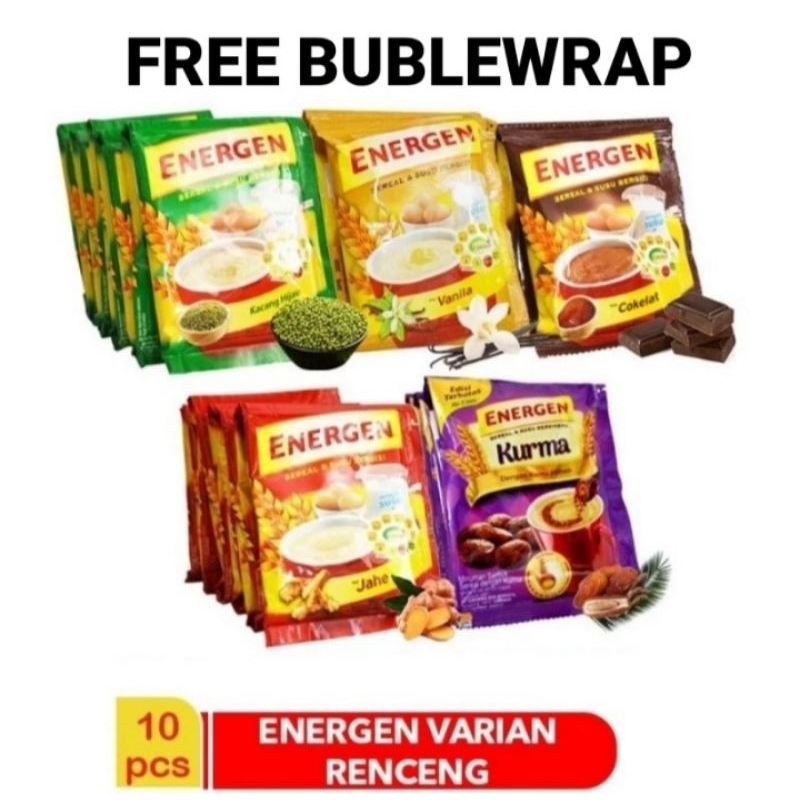 

Energen Sereal Minuman Sereal Oat Kemasan Sachet-Energen Sereal Renceng isi 10 Sachet