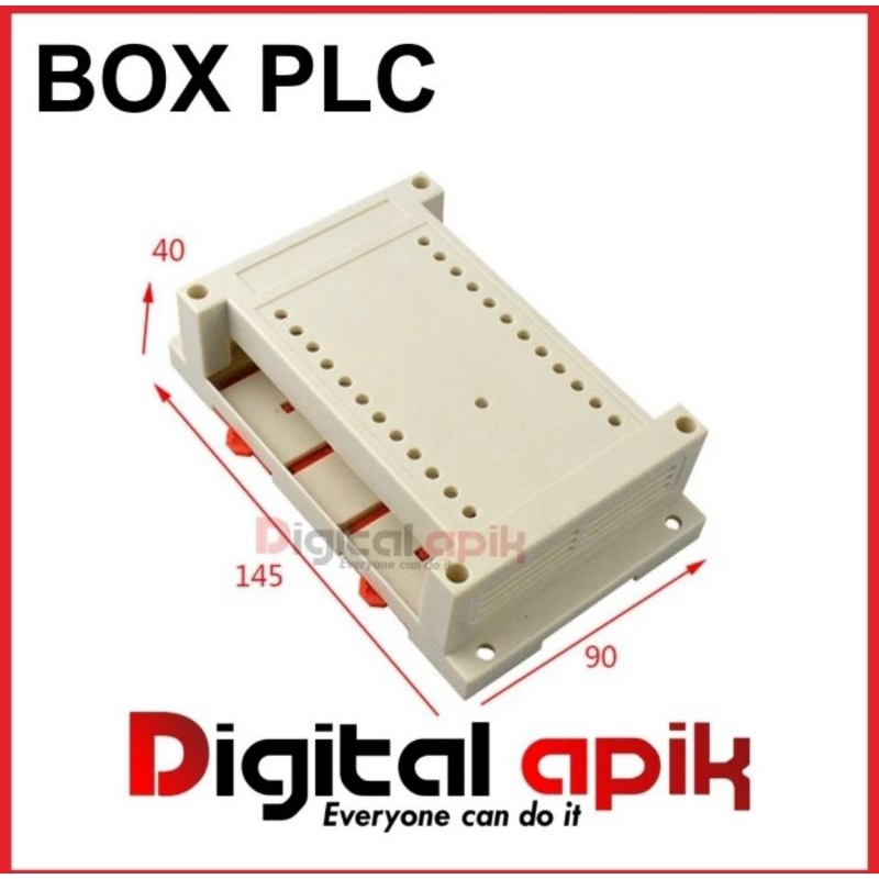 Din rail Box Enclosure 145x90x40 Box Elektronik PLC Bok