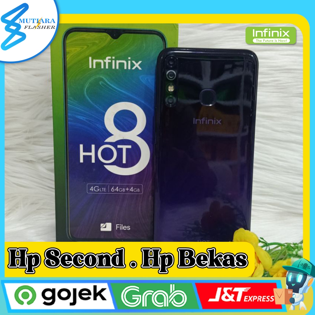Infinix Hot 8 Ram 2/32GB | Ram 3/32GB | Ram 4/64GB Second Original