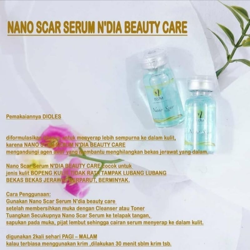 NBC nano scar serum  N'dia beautycare / serum nano / serum bopeng / cream bopeng