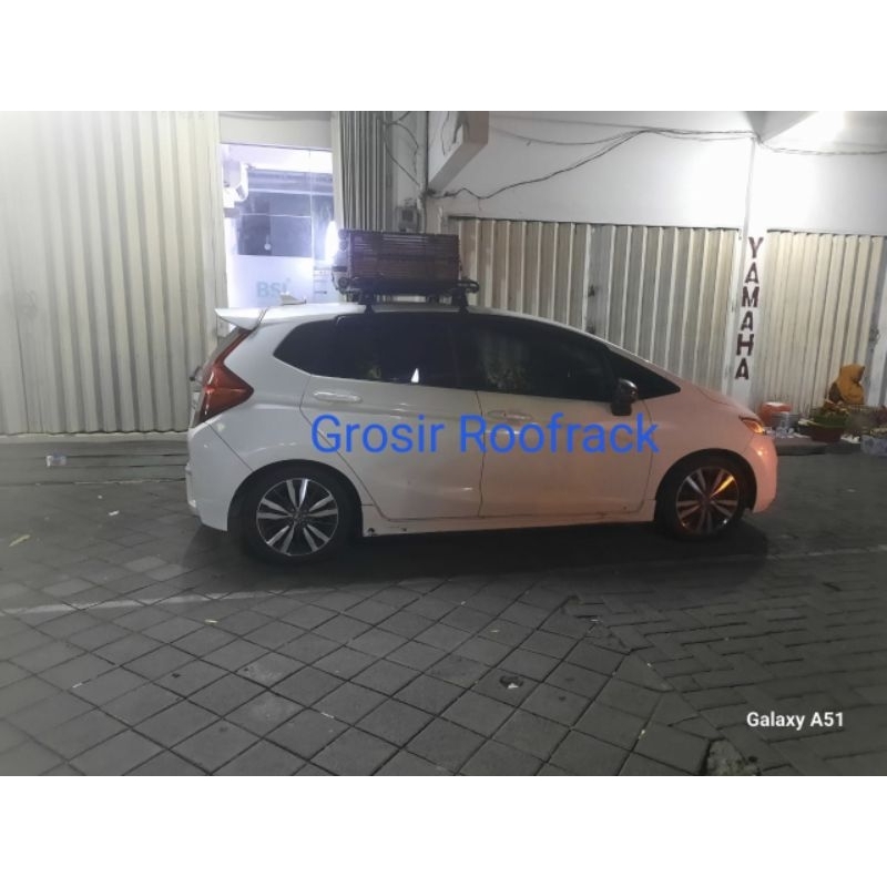 Roofrack lengkap Crossbar pnp honda freed honda jazz by Grosir Roofrack