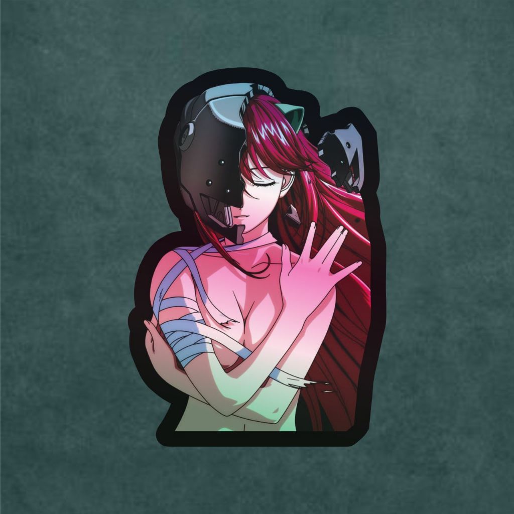 

Stiker Anime Hologram Elfen Lied Mobile Case Hp dan Laptop 7 Cm
