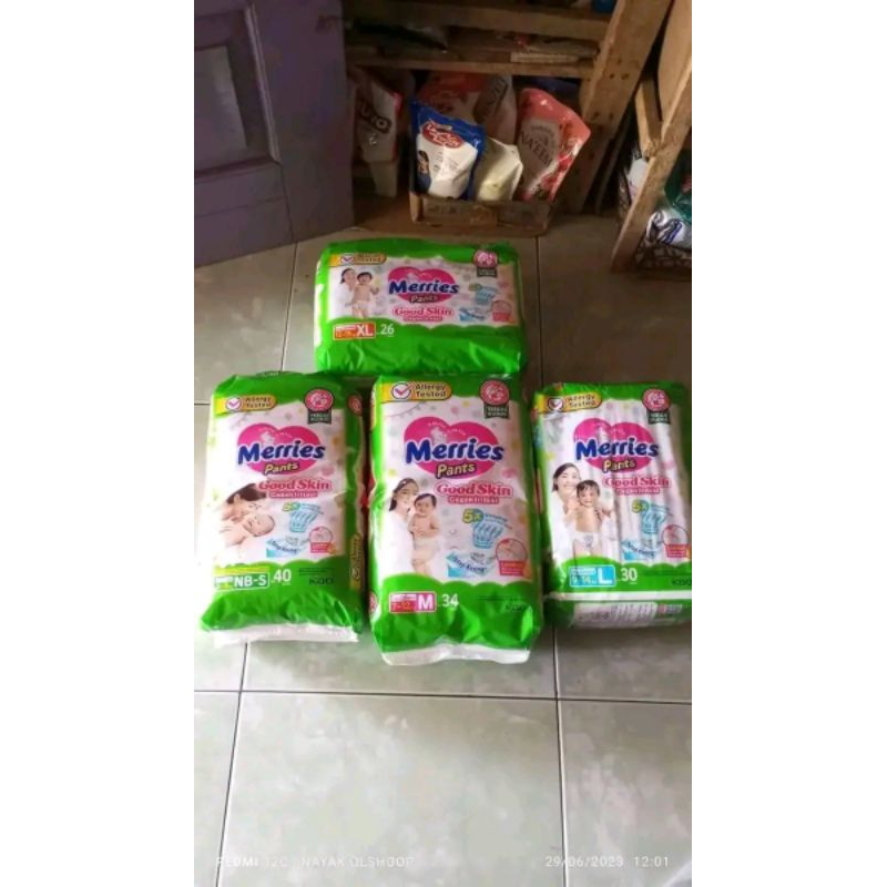 merries XL tipe pant isi 26