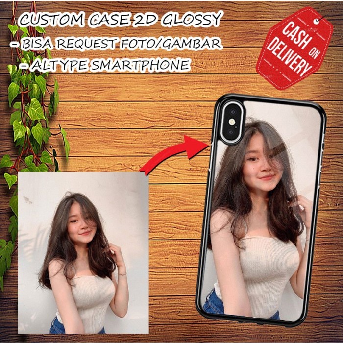 Physicalcase, Hardcase Glossy case custome bisa pake Poto muka sendiri ,muka anak,pasangan dll.gamba