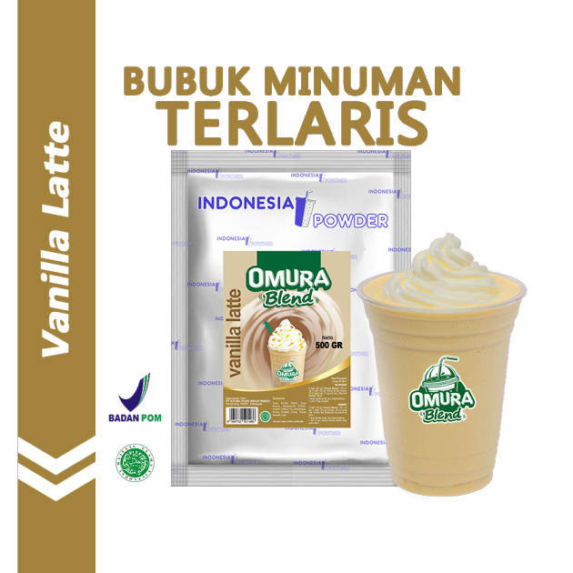 

Vanilla Latte 500gr / Bubuk Minuman TERLARIS merk Omura Blend