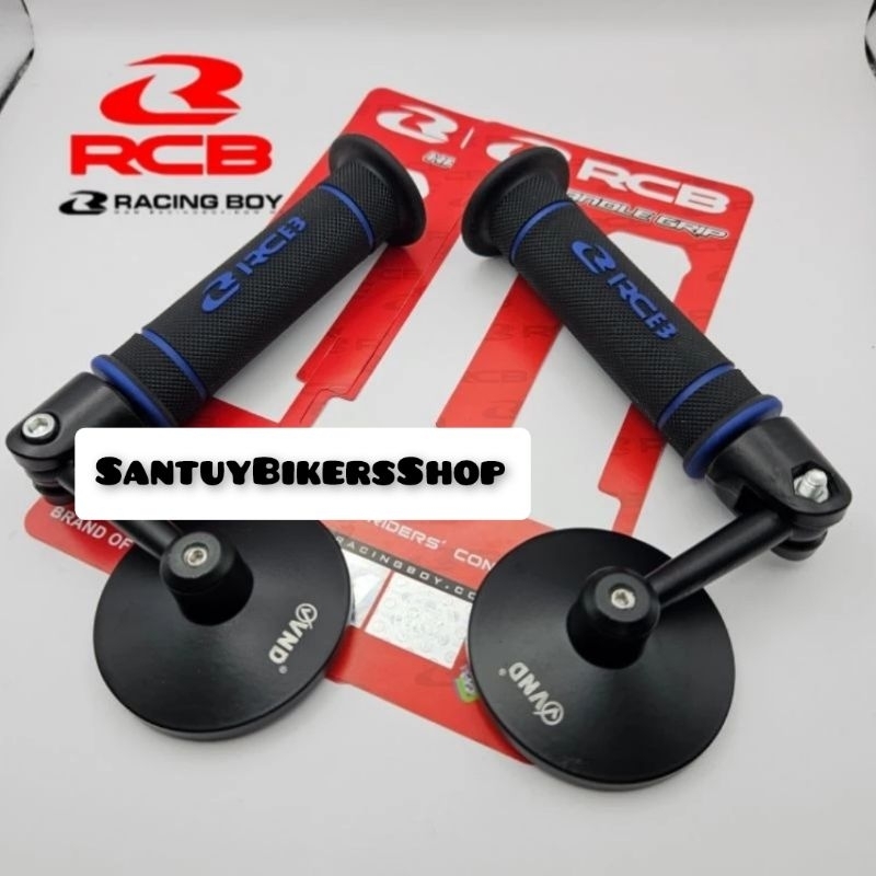 Handgrip RCB ORIGINAL HG55 Plus Spion Jalu Bulat Universal Aerox Nmax Pcx Lexi Vario Beat Scoopy PCX