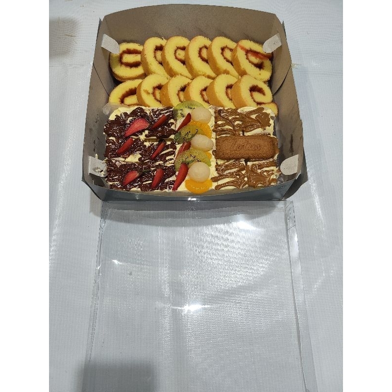 

BOLU JADUL TOPING PREMIUM FRUIT LOTUS NUTELAH DAN BUAHAN MIX BOGUL