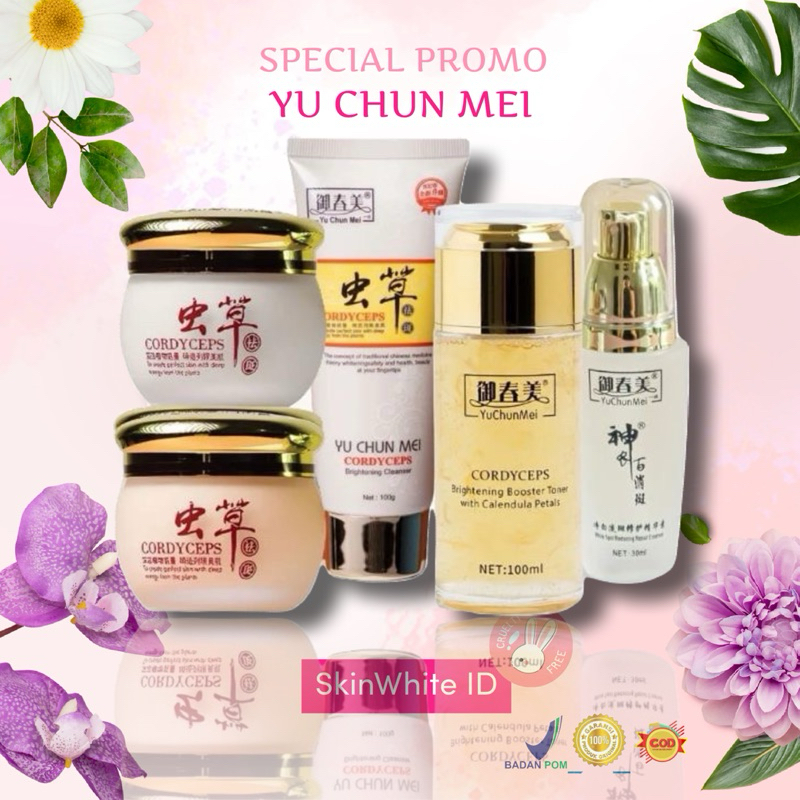 Paket Cream Yu Chun Mei Original Bpom//Cream Yu Chun Mei Cordycheps Original