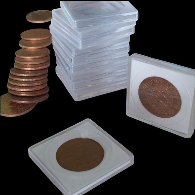 KOIN BENGGOL 2.5 CENT PLUS KAPSUL KHUSUS ORIGINAL KINCLONG LAYAK KOLEKSI  KOIN KEROKAN KOIN GOBANG K