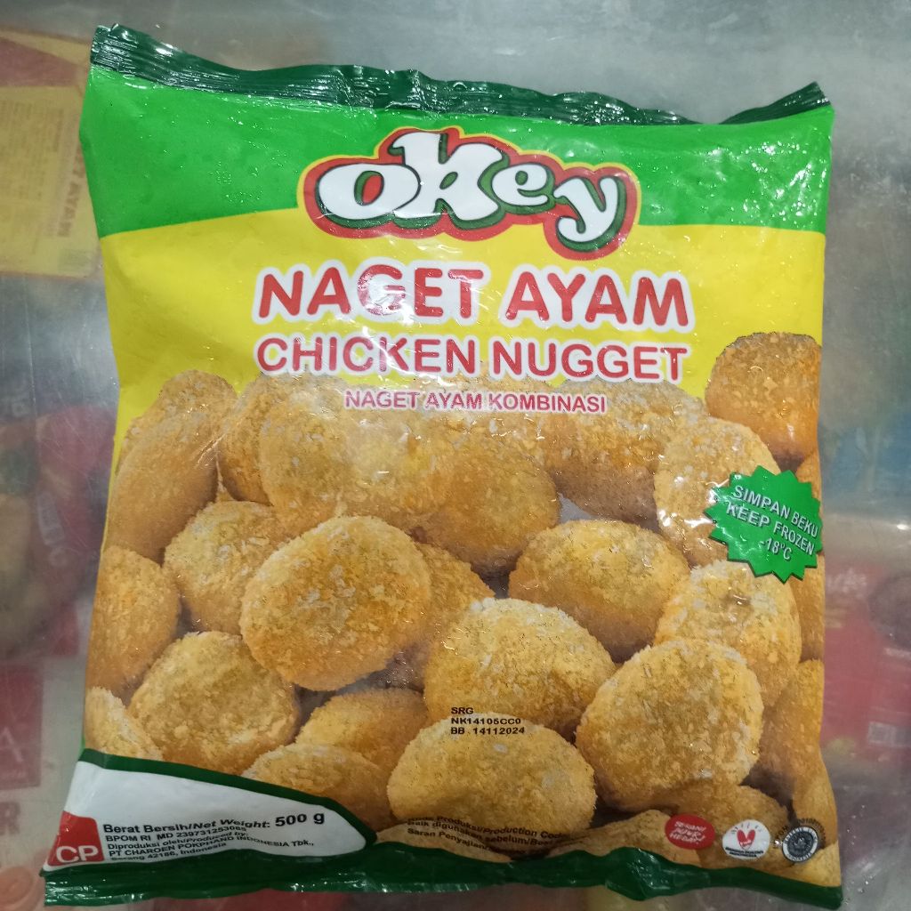 

Okey Naget Ayam Coin 500gr