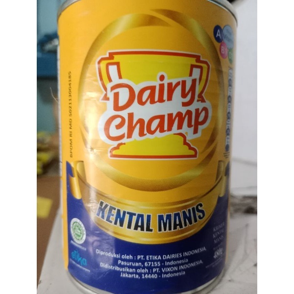 

Dairy Champ Susu Krimer Kental Manis 480gram