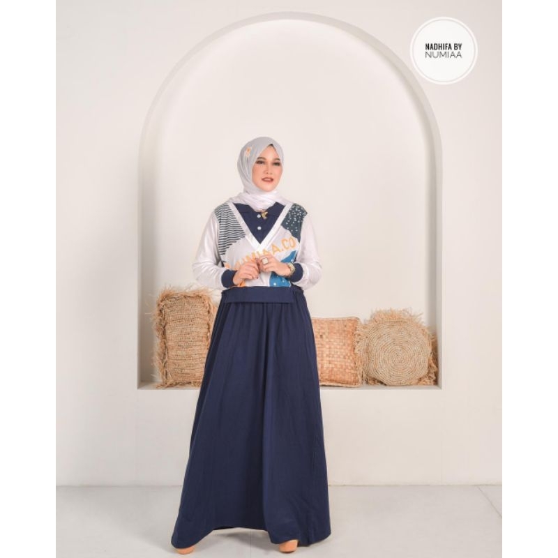 Dress gamis Fathia By.Numiaa Original Terbaru