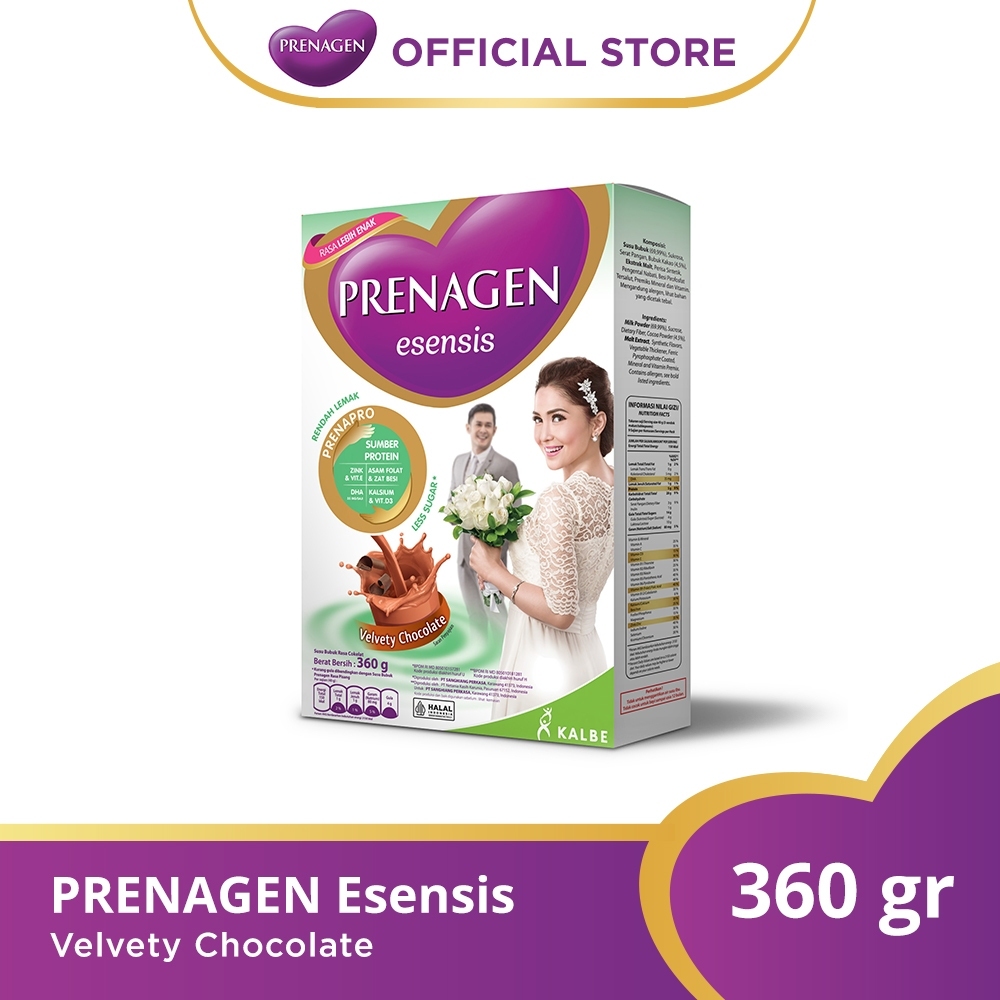 PRENAGEN ESENSIS VELVETY CHOCO 360 gr PROMIL | Susu Program Kehamilan