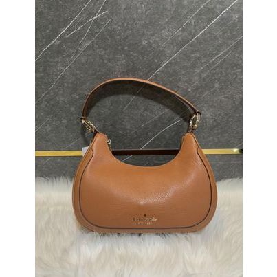 KS Leila Pebbled Leather Shoulder Bag
