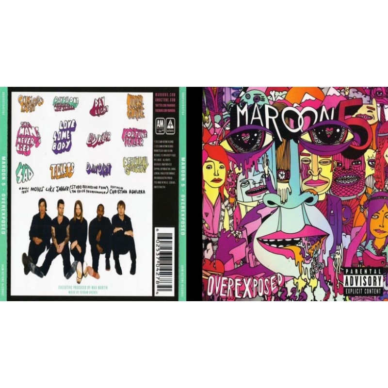 cd maroon 5 overexposed 2012