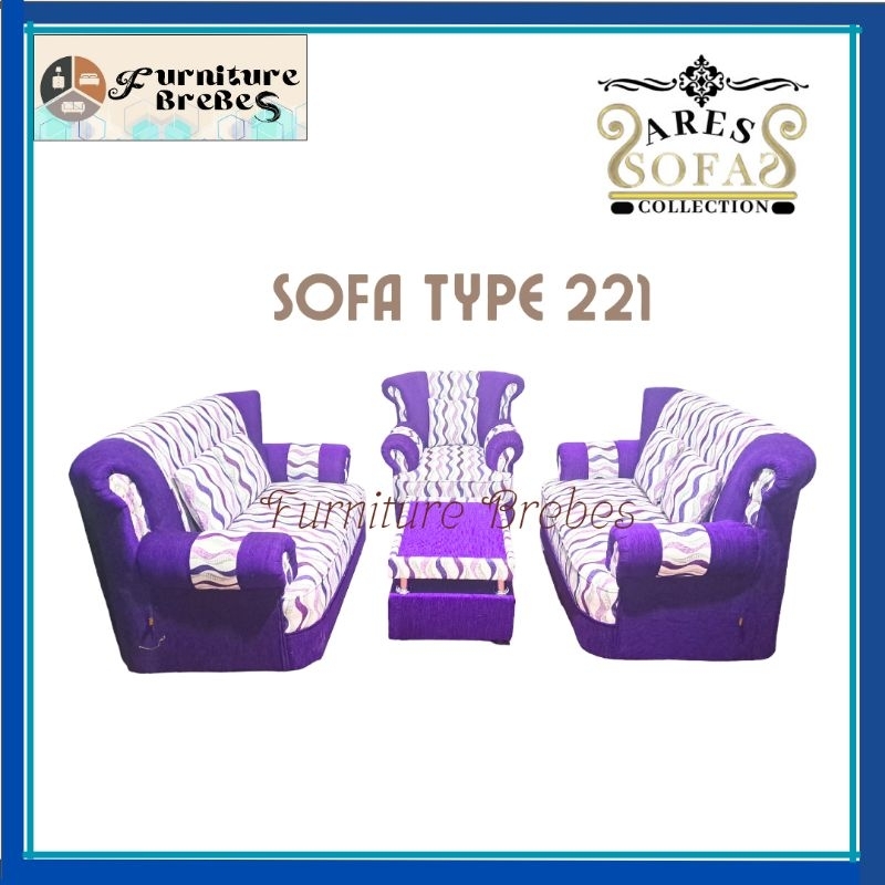 Sofa Tamu 221 Minimalis / Kursi Tamu Modern Murah Tegal Brebes Slawi Pemalang
