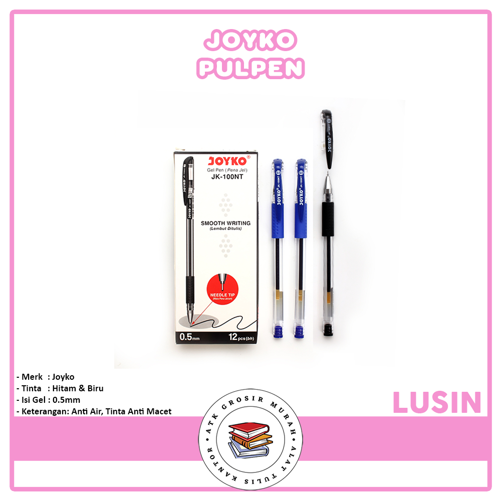 

Joyko - Ballpoint JK-100NT Hitam Biru - Lusin