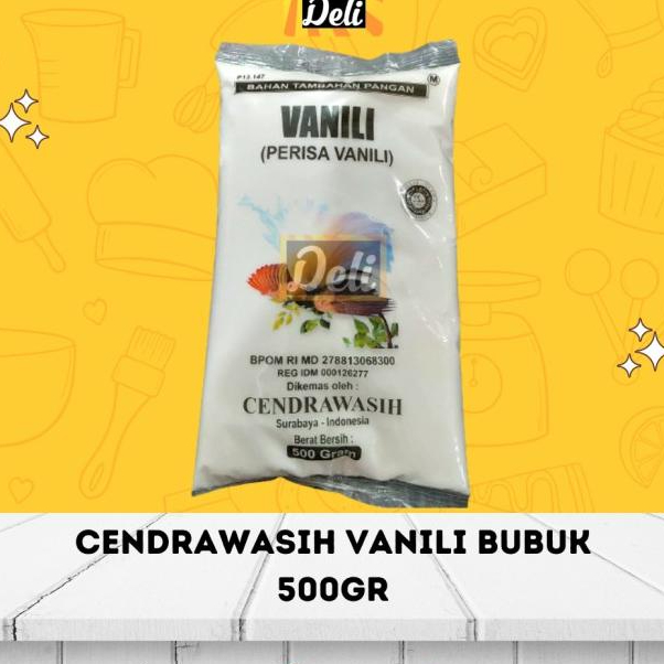 ~~~] Cendrawasih Perisa Vanili 500g/Vanili Bubuk Cendrawasih Vanilli 500gr