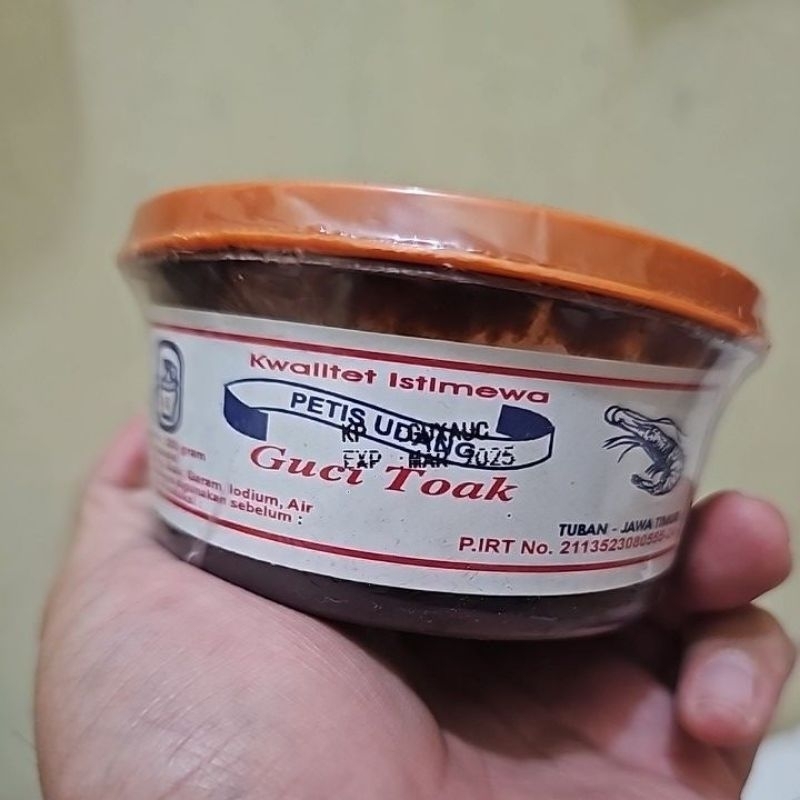 

Petis UDANG ASLI "GUCI TOAK" Khas Tuban jatim 250grm