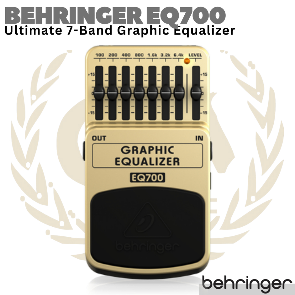 BEHRINGER EQ700 Ultimate 7-Band Graphic Equalizer | Efek Gitar Stomp