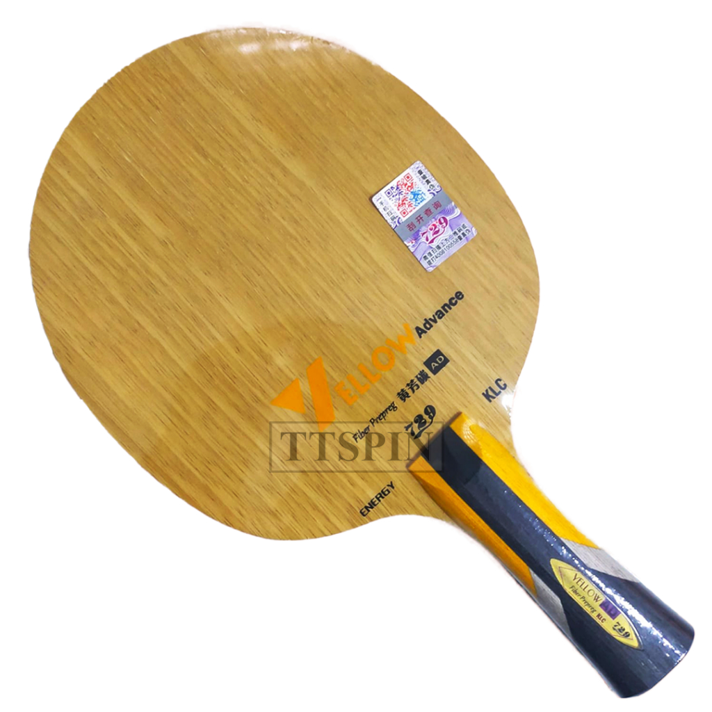 729 Yellow Advance ENERGY KLC - Bet Tenis Meja Pingpong Blade Bat Kayu Aryl Carbon Offensive Bow Fas