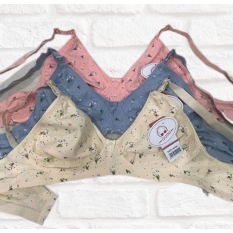 BH Menyusui Nursing Bra Busa Tipis Tanpa Kawat Merk Guini
