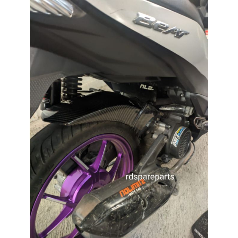 Hugger spakbor kolong beat scoppy genio tahun 2020 CARBON kevlar