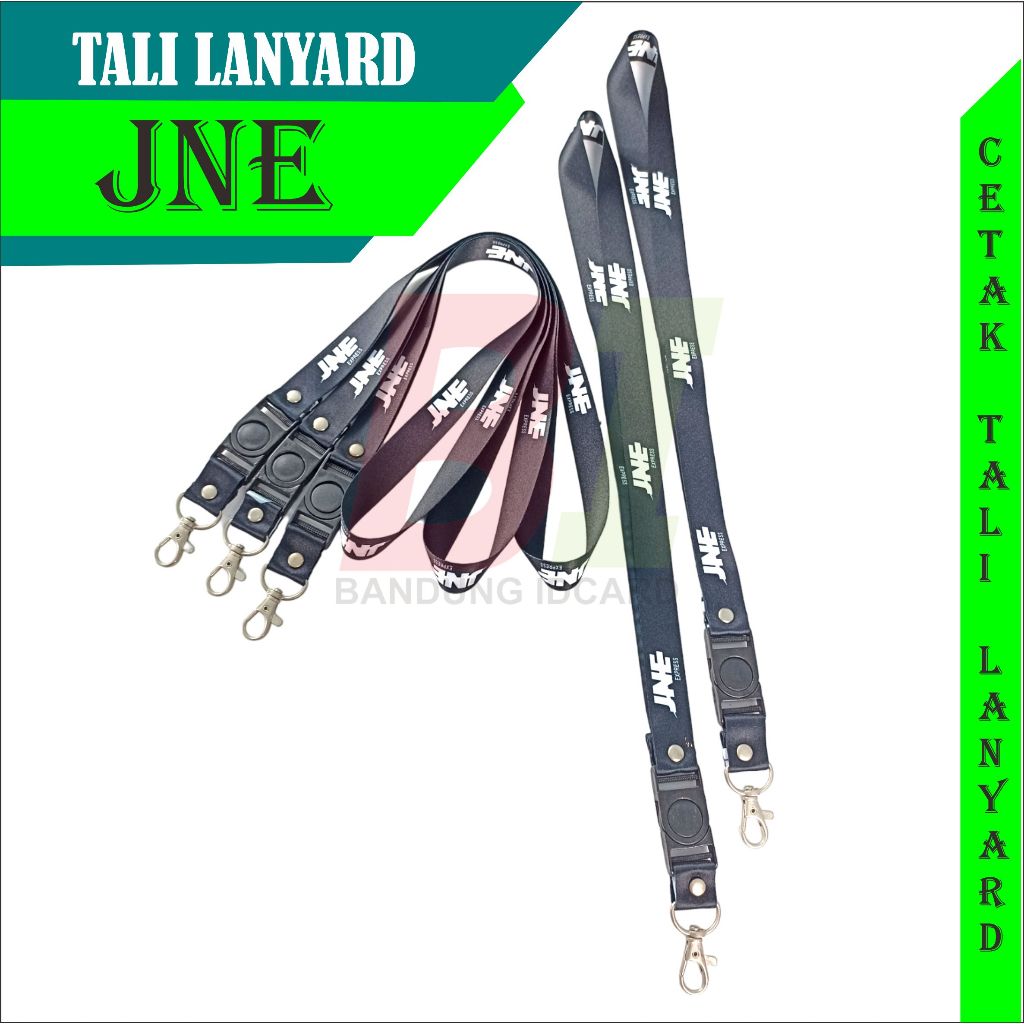

TALI LANYARD EXPEDISI JNE/LANYARD KURIR JNE/GANTUNGAN NAME TAG JNE/KALUNG ID CARD JNE
